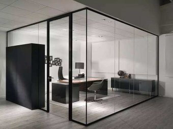 嘉定办公室装修如何挑选适合的玻璃隔墙