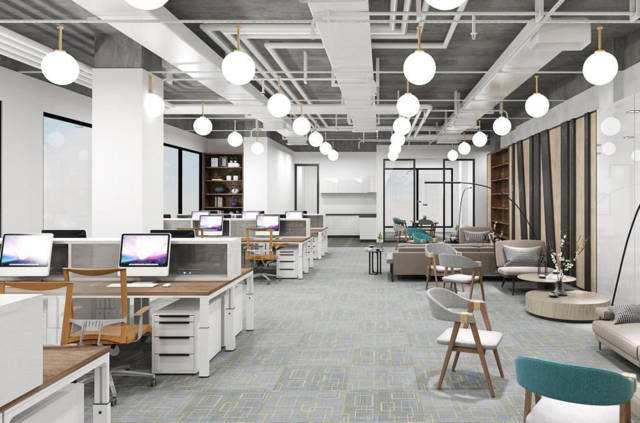 上海室内装修_办公室如何装修才能提高工作效率