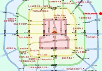 北京建材市场分布图（北京建材市场分布地图）